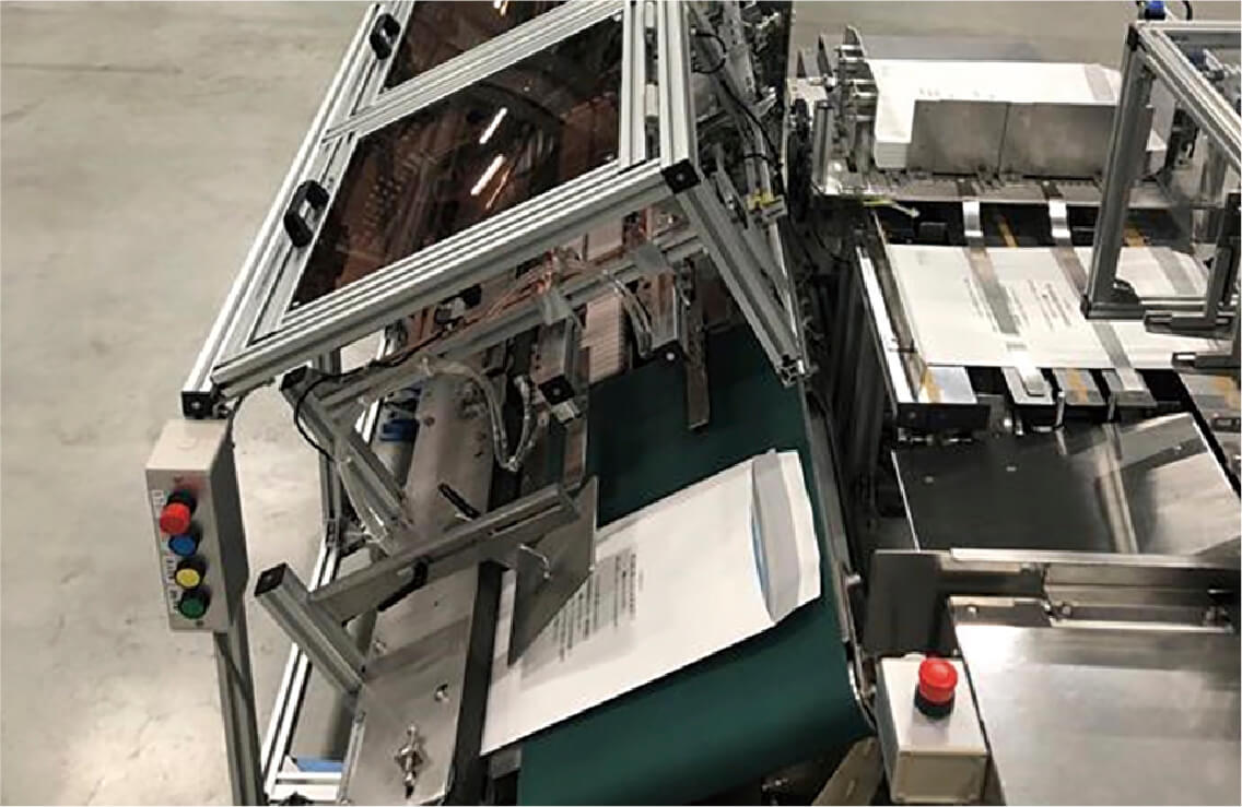 自動封入ライン（ポストイン用）